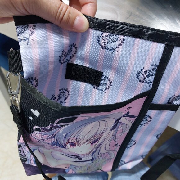 Sexy Anime Girl Miyu Miyasaka Small Thin Messenger Bag Adjustable Straps - Picture 13 of 16